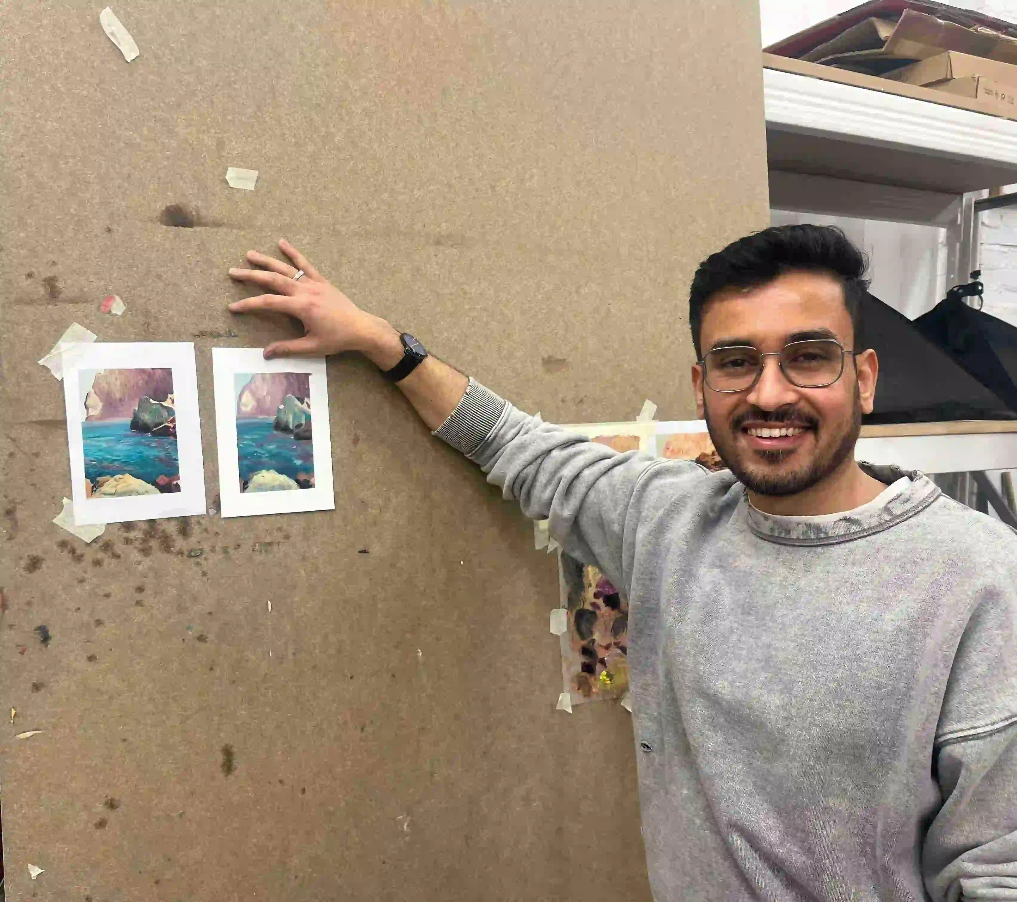 Painting together